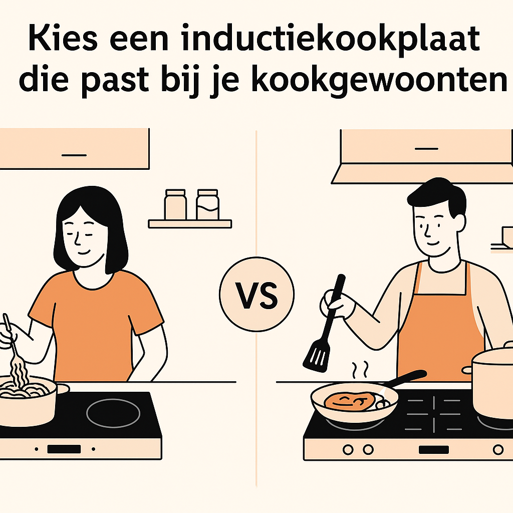 Hoe kies je de een inductiekookplaat?
