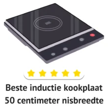 Beste inductie kookplaat 50 cm