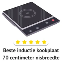 Beste inductie kookplaat 70cm