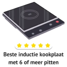 Beste inductiekookplaat met 6+ pitten